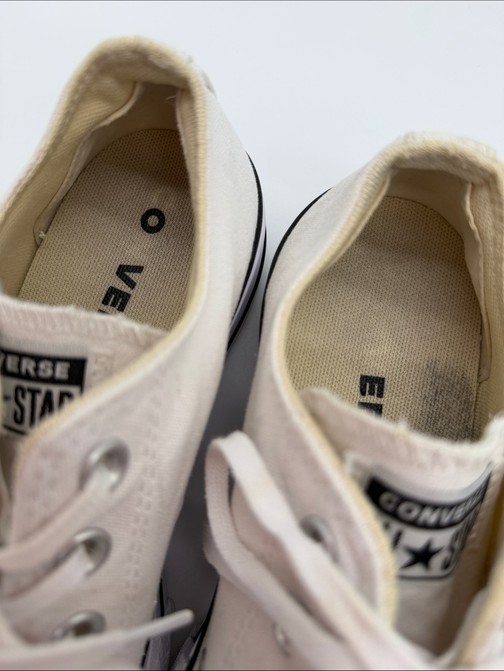Converse Chuck Taylor All Star White Lift Low Platform Womens 8 Sneakers 560251F - Picture 12 of 16